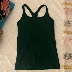 Lululemon Athletica Dark Green Tank Top